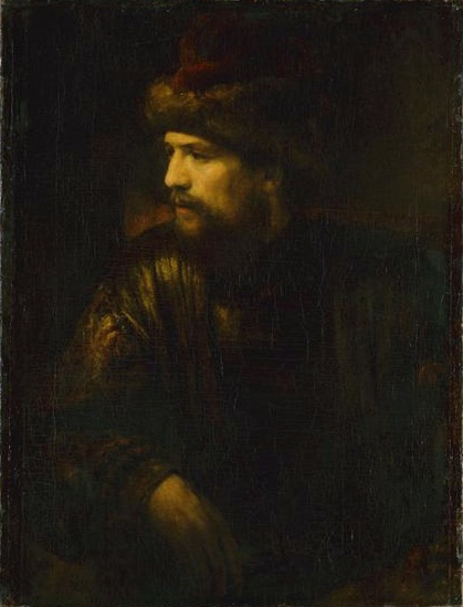 Portrait of a man in a red kolpak.